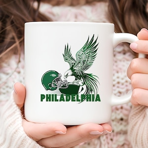 Philadelphia Eagles Coffee Mug, Eagles Football Fans Ceramic Coffee mug, Football tea cocoa Mug, game day,gift for fans,eagles fans gift