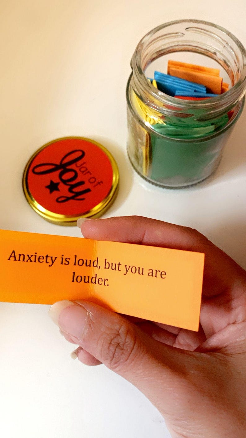 Affirmation Jar – 30 Inspirational Self-care Quotes, Personalized Gift ...