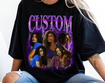 Comfort Colors Custom Photo T-Shirt: Bootleg 90s Retro Rap Tee, Bachelorette Surprise, Valentines Day
