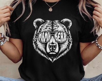 Mama Bear Graphic Tee, Mom T-Shirt, Bear Lover Gift