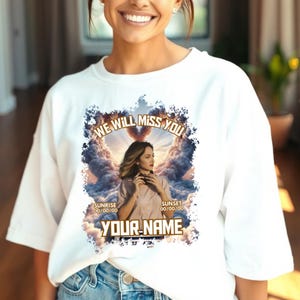 Personalized Memorial Shirt, Custom Funeral Shirt, Rest In Peace Shirt, In Memory Shirt, Personalized In Loving Memory Shirt, Custom RIP Tee