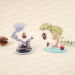 MDZS Acrylic Stand, Wangxian, Wei Wuxian Lan Wangji Being Cute, Grandmaster of Demonic Cultivation