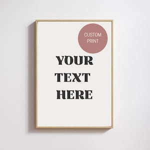 Impresión personalizada --- [Impresión de pared irlandesa personalizada - Póster de arte irlandés - Refrán irlandés - Póster en idioma irlandés - As Gaeilge]