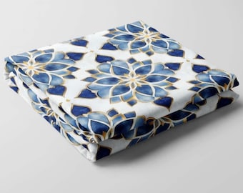 Mantel de Ramadán con acuarela / Decoración Iftar con temática de Ramadán