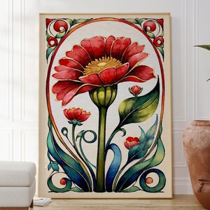 Moderne mexikanische Wand, Kunst, Kaktus Poster, Kakteen Originaldruck, buntes Blumendekor, lebendige botanische Natur inspirierte Kunst, Geschenk