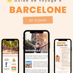 3-Tages-Reiseführer für Barcelona – Herunterladbare PDF-Reiseroute / Komplette Städtereise / Reise nach Spanien / Druckfertiges Programm