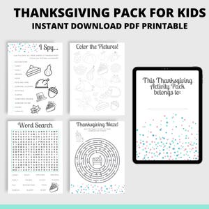 Thanksgiving Planner Printable | Holiday Organizer with Meal Planner, BEAUITIFUL& Fall To-Do List