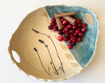 Large  Serving Bowl with Handles