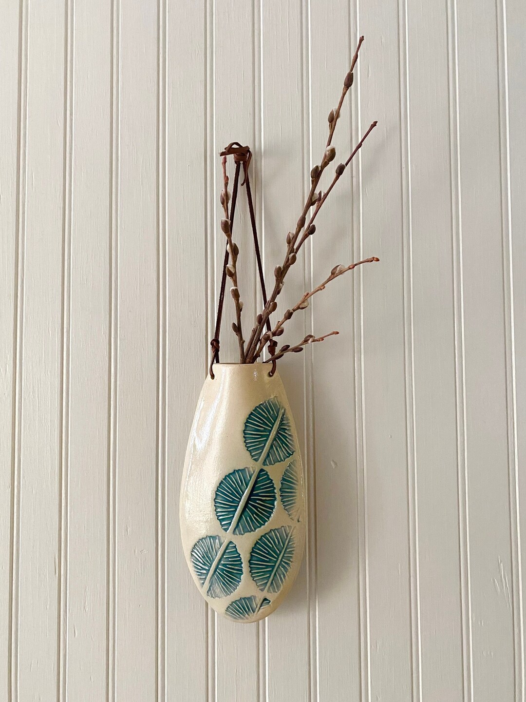 Decorative Wall Hanging Flower Vase Minimalist Ceramic and Etsy