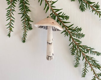 Mushroom ornament