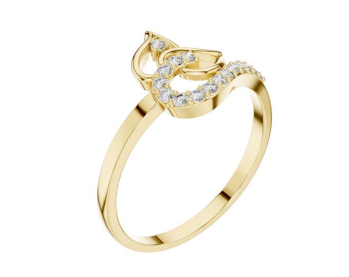 Minimalist Riund Cut Moissanite Beautiful Butterfly Ring with Delicate Adjustable Promise Ring Dainty Nature Inspired Jewelry Gift for Her