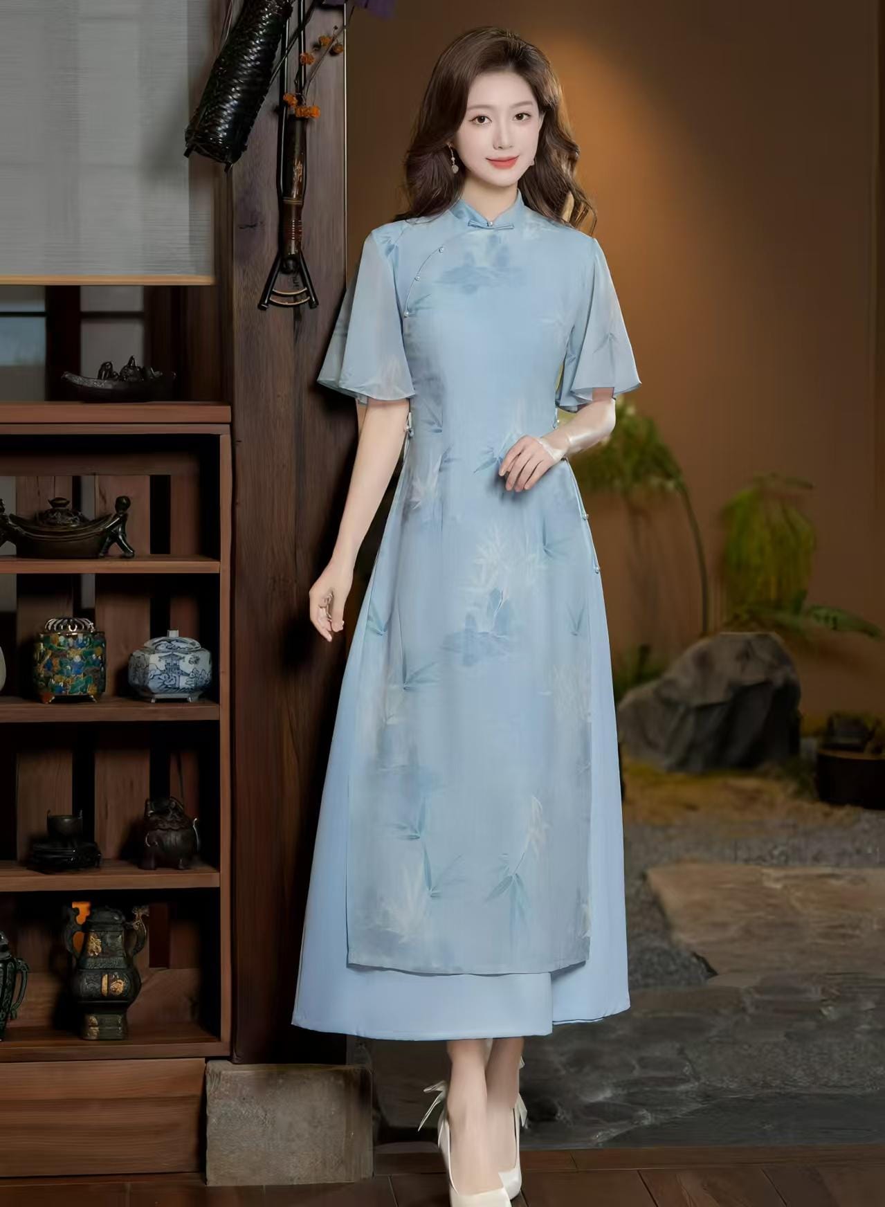 qipao graduation dress Buy Magnificent Scoop Sexy Open Back Prom Dresses Long Graduation Dress  Siaoryne main image 0