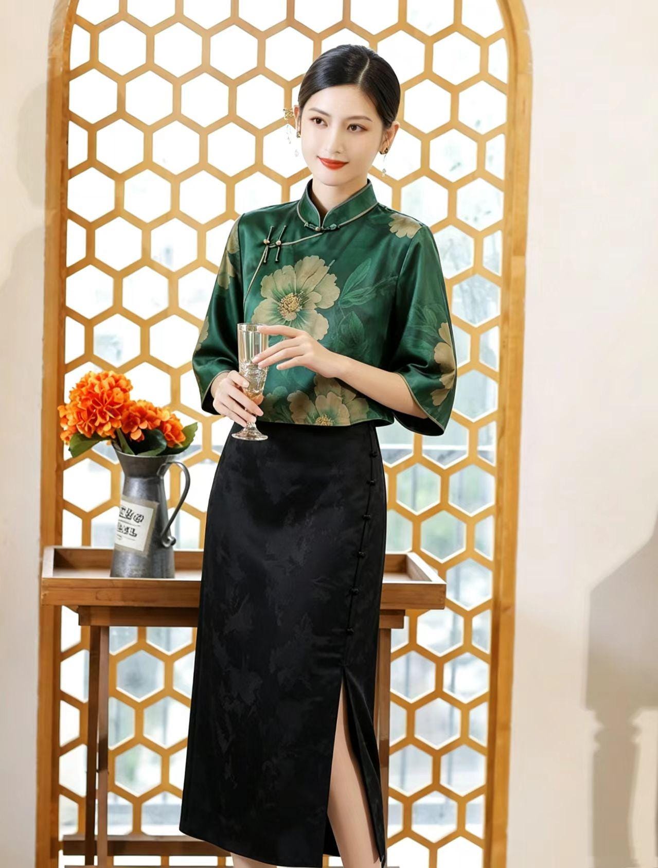 Chinese Inspired Jacket - Etsy