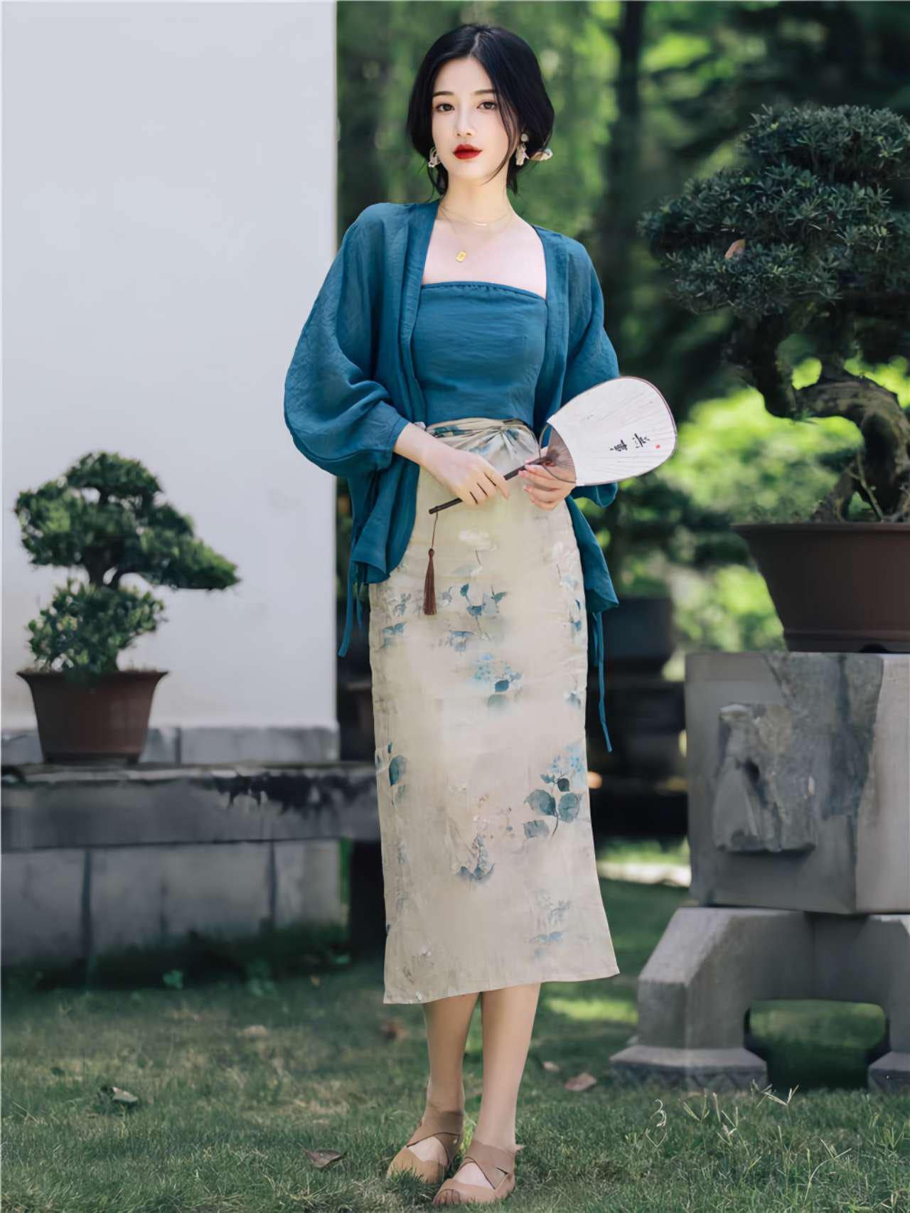 Hanfu Set 3 Piece Hanfu Set, Linen Cotton Hanfu, Chinese Summer Outfit,vintage ...