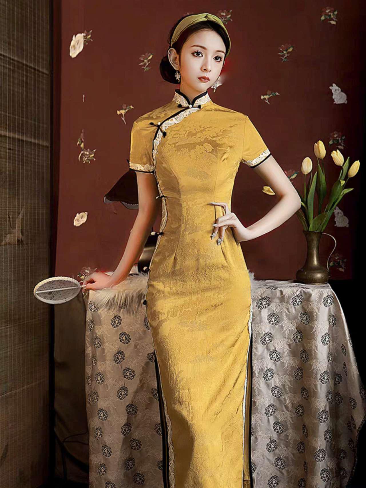 chinese dress prom Traditional Chinese Bridal Red Qipao Gown, China Bride Wedding Dress, Evening Gown Toast Suit, Classical Embroidery Flowers, Maternity Dress