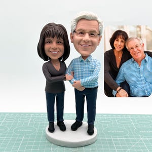 Custom Couple Bobbleheads, Personalized Wedding Gifts For Couple, Wedding Anniversary Gifts for Parents, Unique Christmas Gifts For Couples