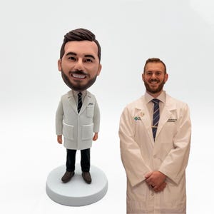 Custom man bobbleheads,Doctor Bobblehead Figurines,Custom bobblehead For Boss,Make Your Own Bobble Head, gifts for doctor,birthday gift