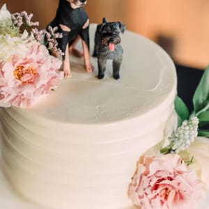 Personalized custom Dog /Cat wedding cake topper,Pet CakeTopper,Pets Birthday,Cat caketopper,Anniversary Pet,Cats Birthday,Dog/Cat Figurines