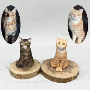 Custom Cat Wedding Cake Topper, Personalized Cat Statue, Wedding Cake Topper, Pet Birthday, 3D Dog Statue, Dog Statue, Pet Birthday