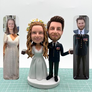 Custom wedding bobbleheads, custom couple bobbleheads, wedding cake toppers, couple personalized wedding gifts, couple anniversary gifts