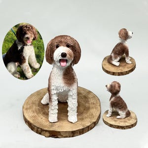 Personalized Custom Dog Wedding Cake Topper,Cat Cake Topper,Pet Memorial Statue, Pets cake topper,Pet Anniversary Gift,Christmas gifts