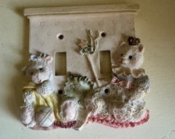 Kitten Cat Light Switch Cover