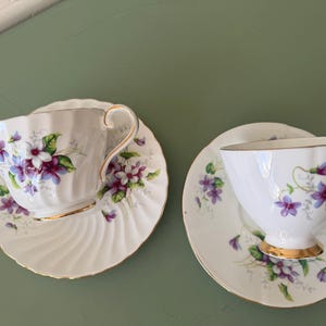 Violets by Aynsley - Etsy