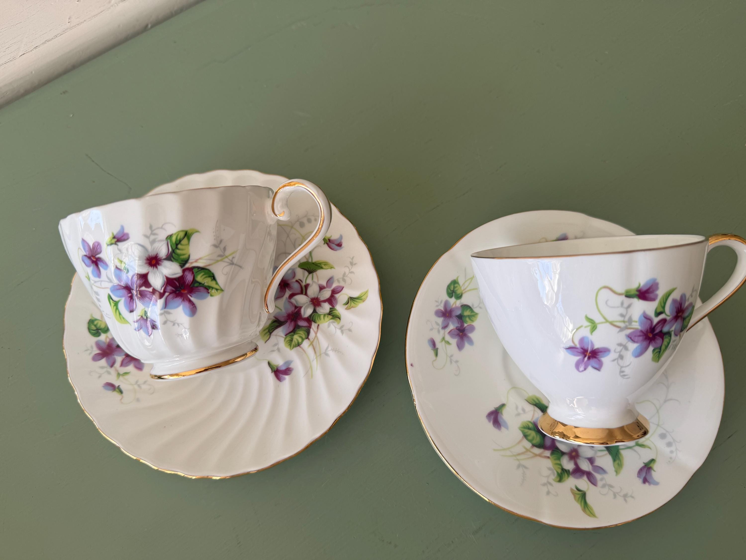 Aynsley Violets - Etsy