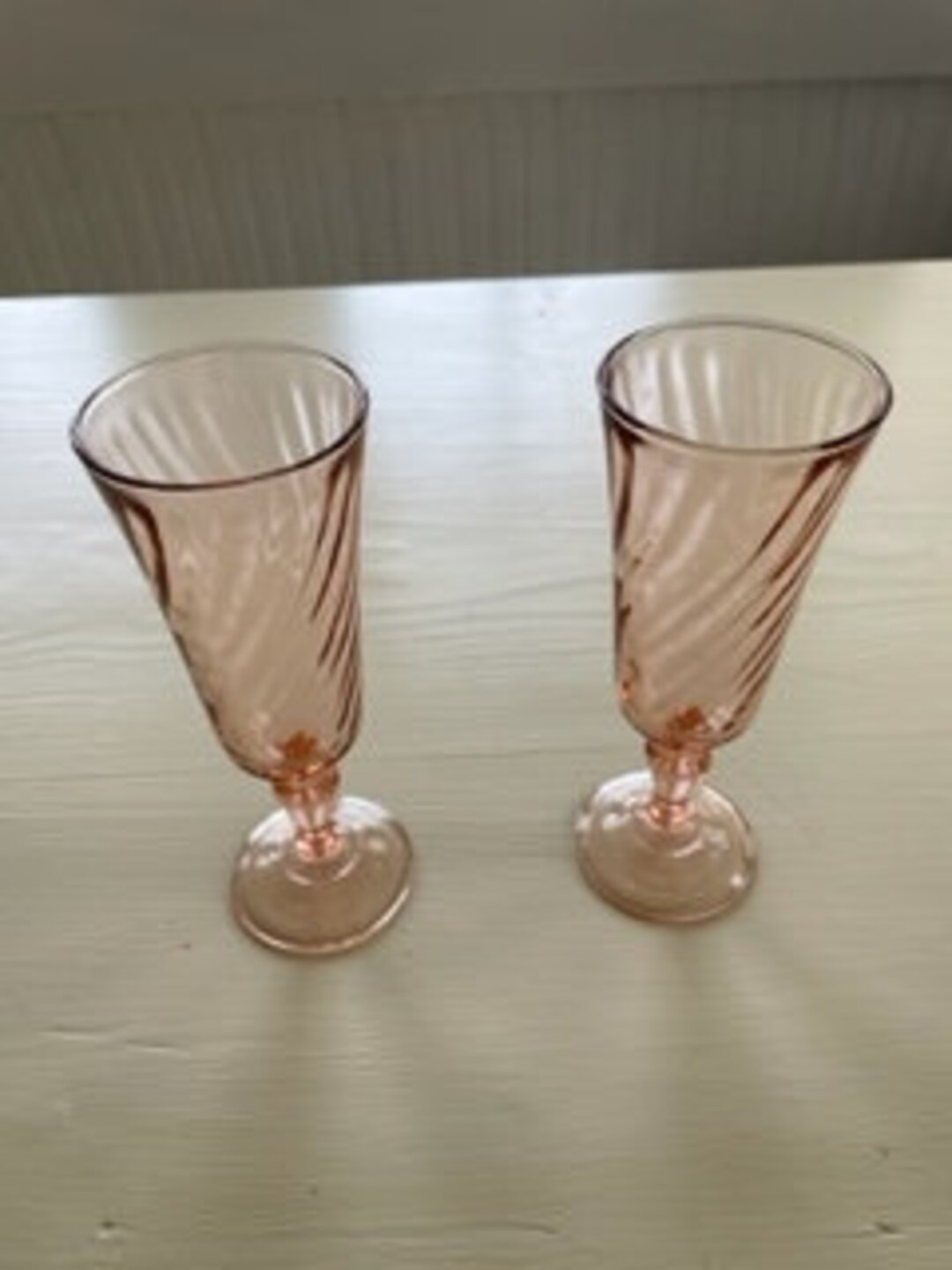 Cordelia Champagne Flute Set of 4 in Pink