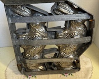 Large Bunny Chocolate Mold - Makes Two!
