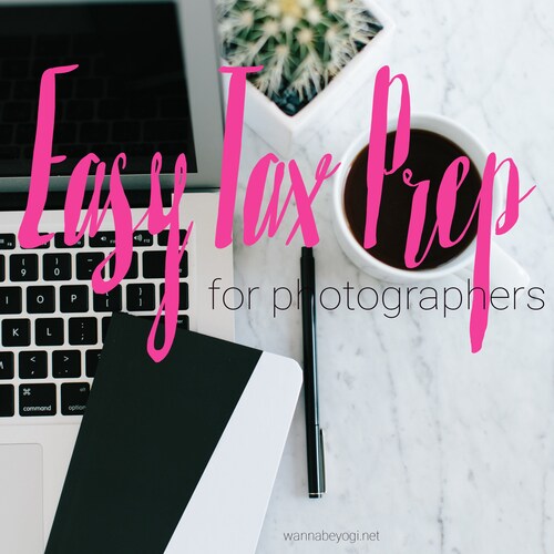Easy Tax Prep Program for Photographers Etsy