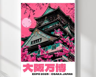 Osaka Castle Expo 2025 Wall Art – Japanese Pop Culture