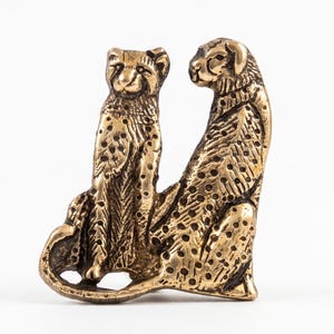 Tiger & Tigress Drawer Knobs Jungle Theme Cabinet, Dresser, Wardrobes, Cupboards Pulls vintage, Boho