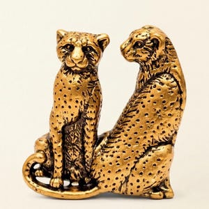 タイガー＆ティグレス引き出しノブ ジャングルテーマ キャビネット、ドレッサー、ワードローブ、食器棚用取っ手 ヴィンテージ、ボヘミアン