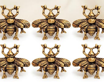 Antiker Bienenknauf, Hornissen-Schubladengriff. Hummel-Möbelknauf, Wespen-Türgriff, Schrankbeschlag Insektenknauf Bienen-Schubladengriffe