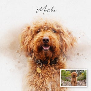 Ritratti digitali personalizzati di animali domestici da foto, ritratto di animali domestici, dipinto personalizzato di cani e gatti, regalo commemorativo, arte murale decorativa