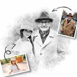 Aggiungi persona alla foto - Aggiungi una persona cara defunta alla foto, ritratto commemorativo da diverse immagini