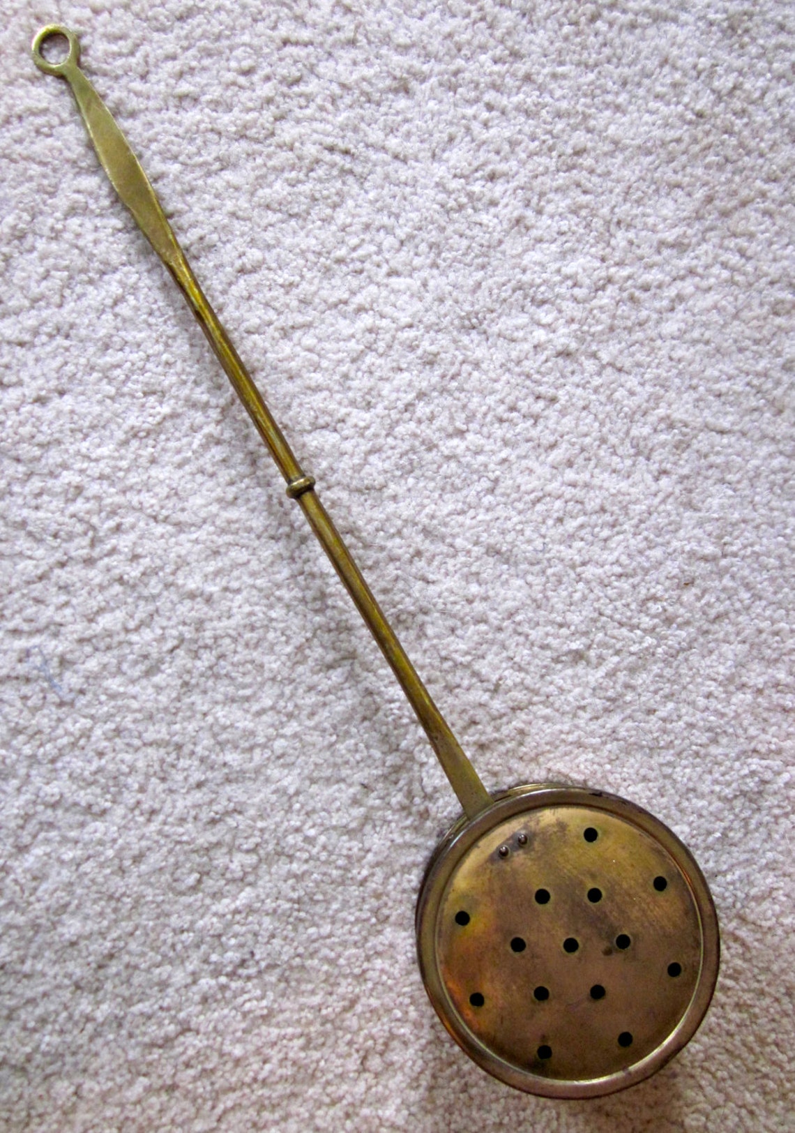 Vintage Bed Warmer Brass PEERAGE of England Silent Butler Etsy