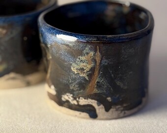 Midnight Blue Handmade Stoneware Cup
