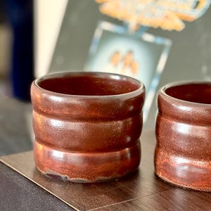 Cedar Burn Mug – Handmade Ceramic Cup – Rustic Coffee Mug – Stoneware Pottery – Wheel Thrown - Ceramic Mug - Handmade Mug - Gift - Birthday