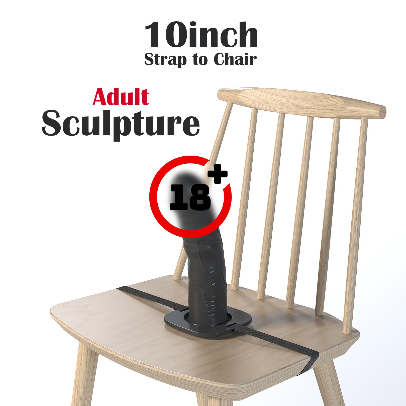 10-Inch Realistic Strap to Chair Adult Sculpture (Mature Content) 3d printing model STL
