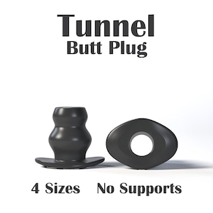 Plugue anal de túnel, escultura adulta de fantasia (conteúdo adulto), modelo de impressão 3D STL