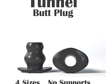 Tunnel Butt Plug Anal Plug Fantasy Adult Sculpture (Mature Content) 3d print model STL