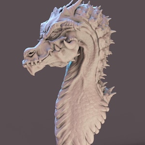 Dragon Head Statue | 3D Print files - Print ready