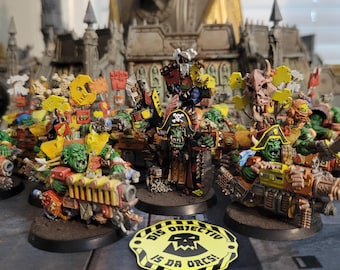 Orc Objective Secured Tokens: Acrylic Wargame Markers (Set of 6)