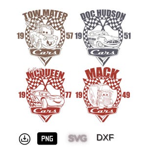 Cars Svg, Lightning McQueen Svg, Cars Svg Files For Cricut, Lightning McQueen Cut Files, Cars Png, Layered SVG Bundle, Cars For Cricut