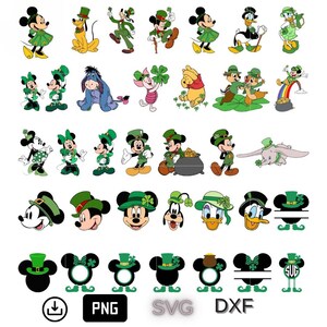 Designs Cartoon Mega Bundle St. Patrick's Day Svg, Happy St. Patrick's Day Png Bundle, Cartoon St Patrick's Day Png, Cartoon Bundle PNG