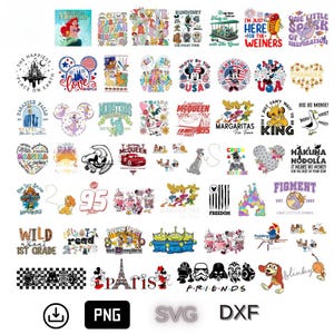 Cute Cartoon Characters Svg Bundle,Mickey Friends Png,Toy Story Png,Lilo and Stitch Png,Magic Kingdom Png,Winnie The Pooh Svg,Princesses Svg
