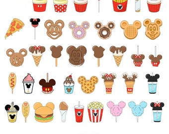 Magical Kingdom Snacks SVG: Family Vacation Clipart (Digital Files)