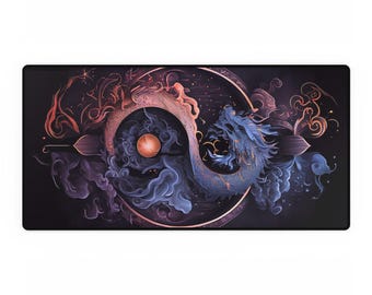 Gothic Dragon in Stormy Sky Mouse Pad Graphic by Foxmia · Creative Fabrica